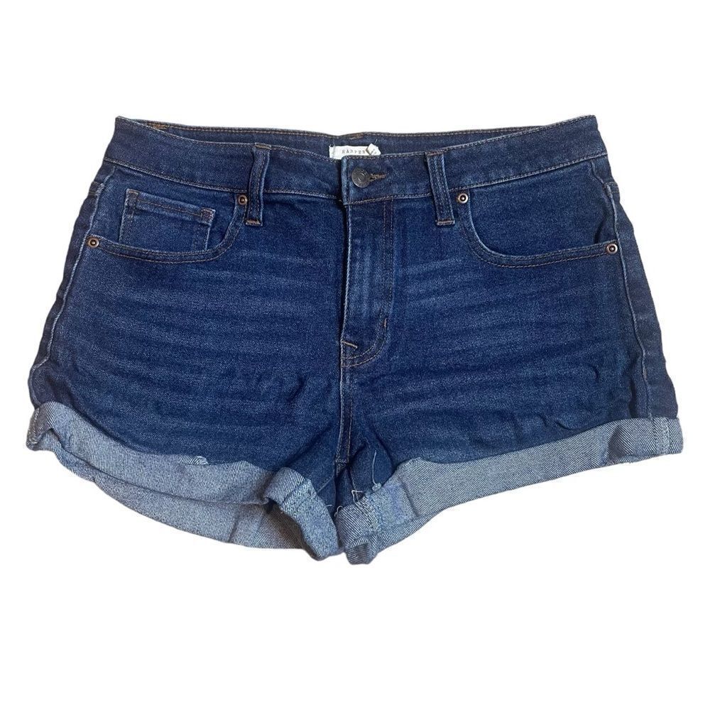 Harper Heritage Stretch Denim Boyfriend Blue Jean‎ Shorts Womens Size 29
